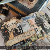 Tim Holtz  Idea-ology Halloween Sticker Book Curiosities (302pcs) (TH94271)